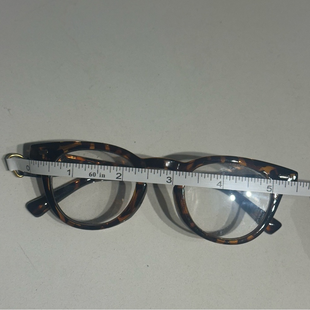 Tortoise Shell Transparent Glasses - Picture 4 of 4